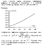 substr(Построить график зависимости коэффициента диффузии D водорода от температуры T в интервале 100?T?600 К через каждые 100 К при p = const = 100 кПа.,0,80)
