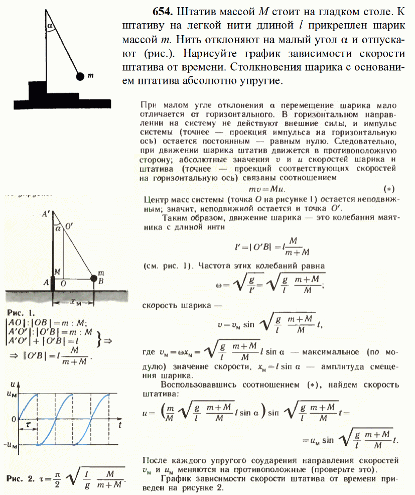 На гладком столе