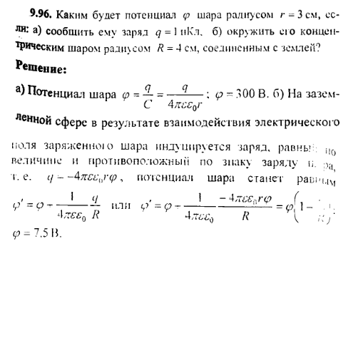 Потенциал шара