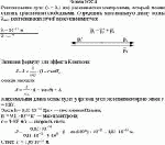 Рентгеновские лучи (λ = 0,1 нм) рассеиваются электронами, который можно