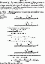 Шар массой m<sub>1</sub> = 10 кг, движущийся со скоростью v<sub>1</sub> = 4 м/с, сталкивается с