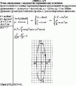Точка одновременно совершает два гармонических колебания, происходящих по