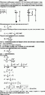 Математический маятник длиной l<sub>1</sub> = 40 см и физический маятник в виде