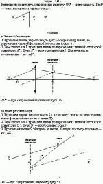 Найти построением луч, сопряженный данному. OO' — оптическая ось, P и P' —