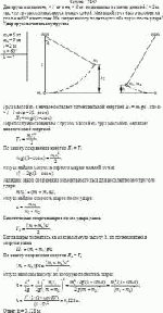 Два груза массами m<sub>1</sub> = 5 кг и m<sub>2</sub> = 9 кг. подвешены на нитях длиной l = 2 м