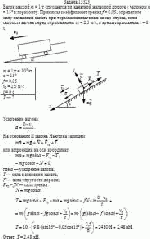 Вагон массой m = 1 т спускается по канатной железной дороге с уклоном α = 15° к