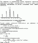 При дифракции на дифракционной решетке наблюдается зависимость