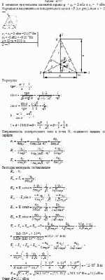 В вершинах треугольника находятся заряды q<sub>1</sub> = q<sub>3</sub> = 2 нКл и q<sub>2</sub> = –9