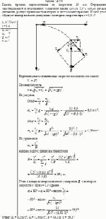 Камень брошен горизонтально со скоростью 15 м/с. Определить тангенциальное и