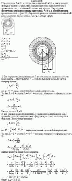 Шар радиусом R<sub>1</sub> = 0,3 м с полостью радиусом R<sub>0</sub> = 0,1 м, центр которой