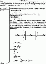 Найти угол α между главными плоскостями поляризатора и анализатора, если