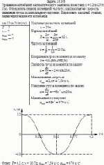 Уравнение колебаний математического маятника имеет вид x = 12cos20πt (см).