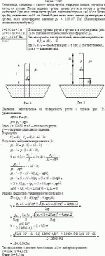 Стеклянная, запаянная с одного конца трубка открытым концом опущена в сосуд