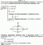 Точка участвует в двух взаимно перпендикулярных колебаниях х = 2sin(ωt) м и y =