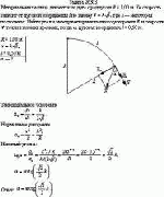 Материальная частица движется по дуге с радиусом R = 1,00 м. Ее скорость зависит