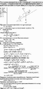 Тело лежит на наклонной плоскости, составляющей с горизонтом угол α.