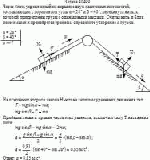 Через блок, укрепленный на вершине двух наклонных плоскостей, составляющих с
