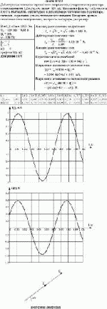 Действующее значение переменного напряжения, измеряемое на резисторе