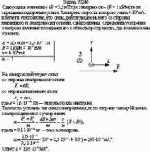 Однородные магнитное (В = 2,5 мТл) и электрическое (Е = 1 кВ/м) поля скрещены под